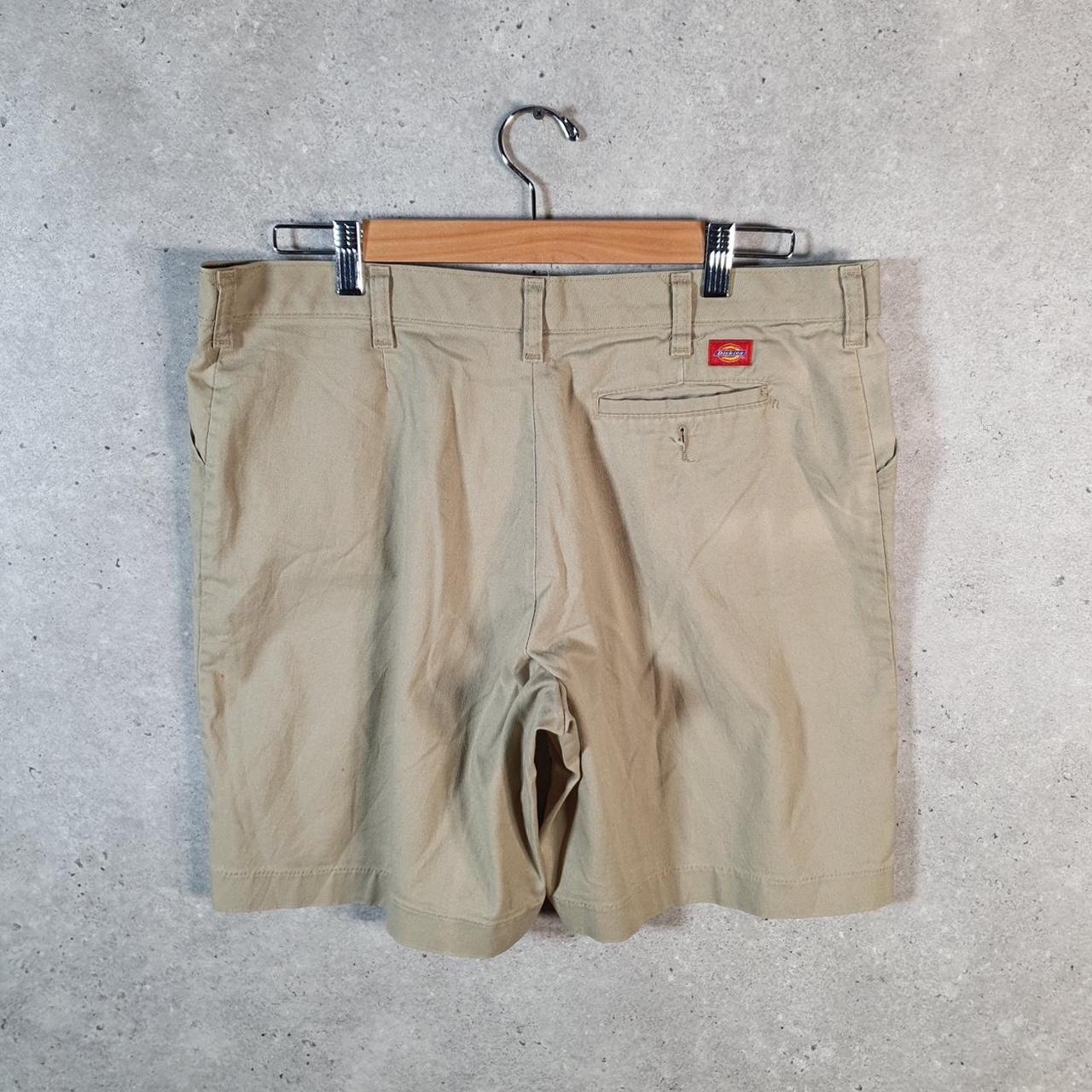 Vintage Dickies Carpenter Shorts Jorts Cargo Womens W36 Brown Relaxed Fit Baggy Big Fish Vintage