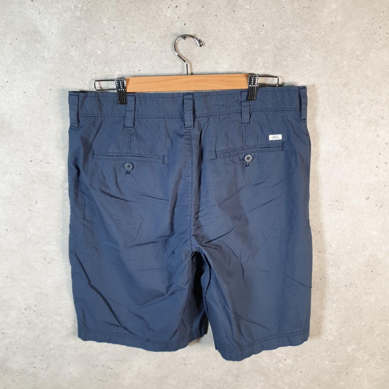 Vintage Izod Golf Chino Shorts Jorts Cargo Men’s W34 Navy Blue Baggy Cotton