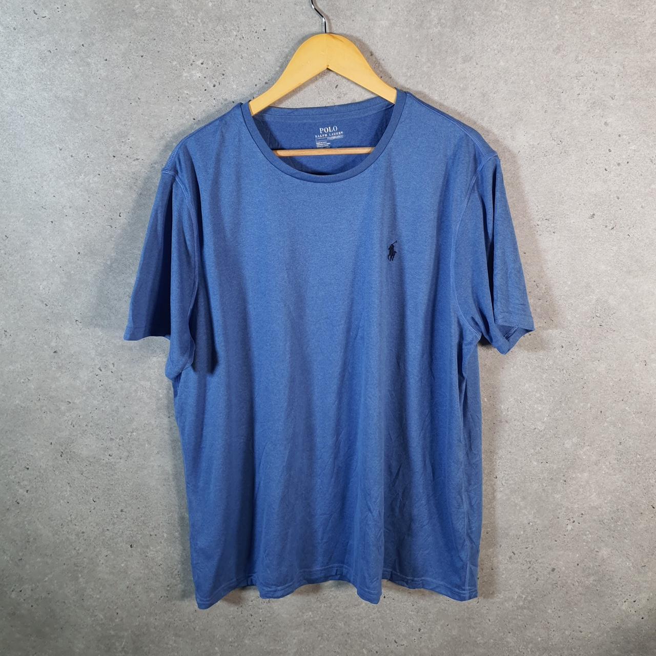 Vintage Ralph Lauren Polo Sport T Shirt Men’s XL Blue Classic Fit Embroidered Pony C8679