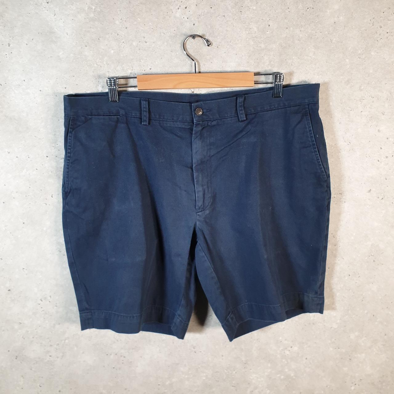 Vintage Ralph Lauren Polo Shorts Jorts Chino Cargo Men’s W40 Navy Blue Baggy Cotton