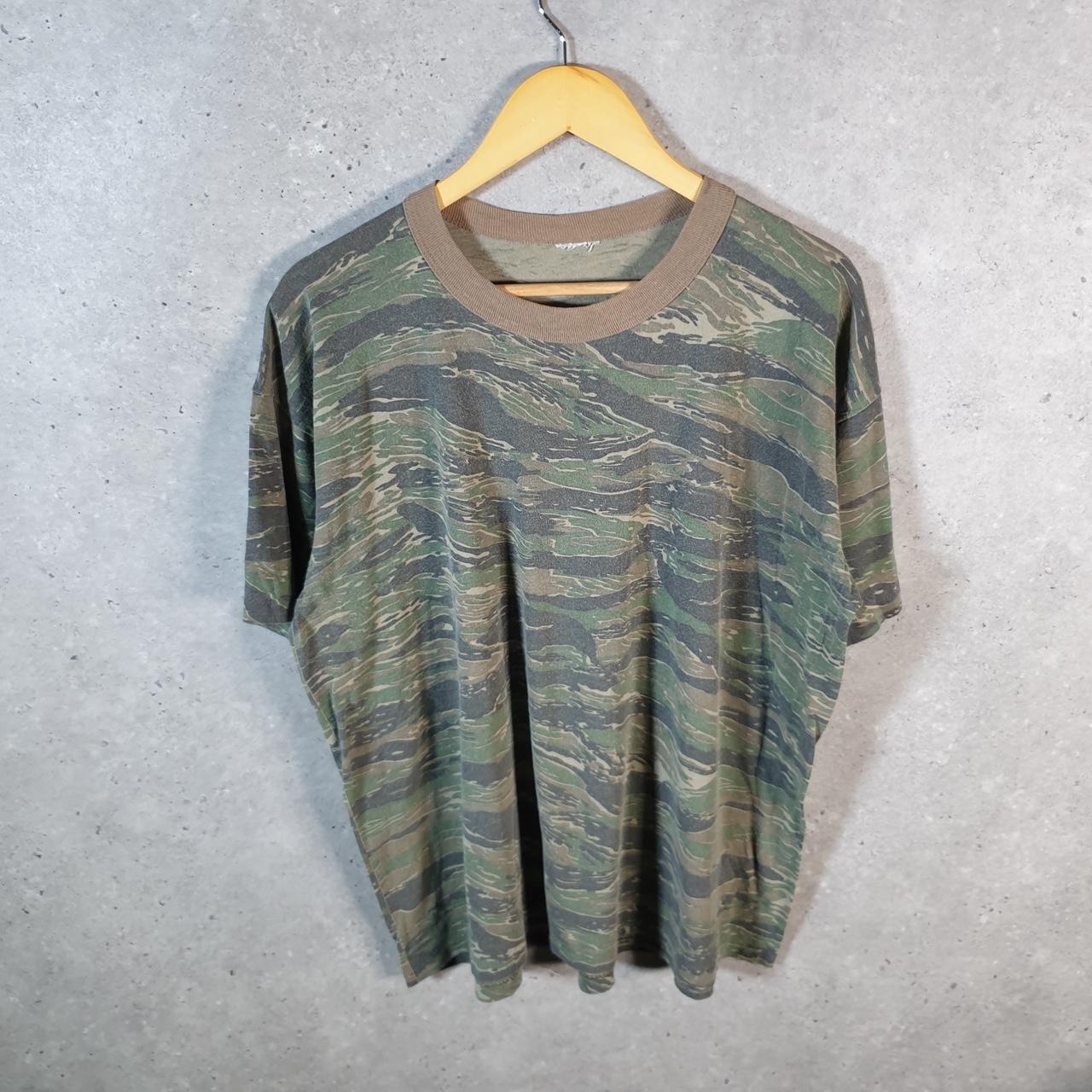 Vintage RealTree Army 90s USA Graphic Single Stitch T Shirt Men’s Medium Green
