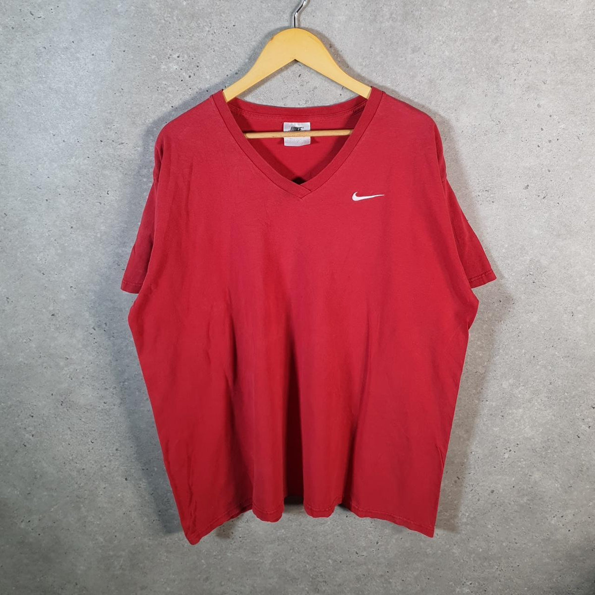 Vintage Nike USA 90s Embroidered T Shirt Men’s XL Red Logo Swoosh Athletic