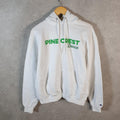 Vintage Champion Hoodie Men’s Medium White Pro Sport Pullover Pine Crest Dance