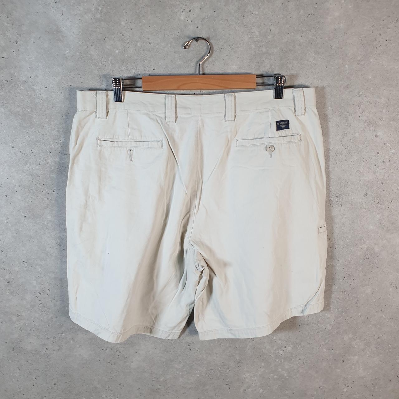 Vintage Dockers Chino Shorts Jorts Cargo Men’s W38 Brown Baggy Cotton