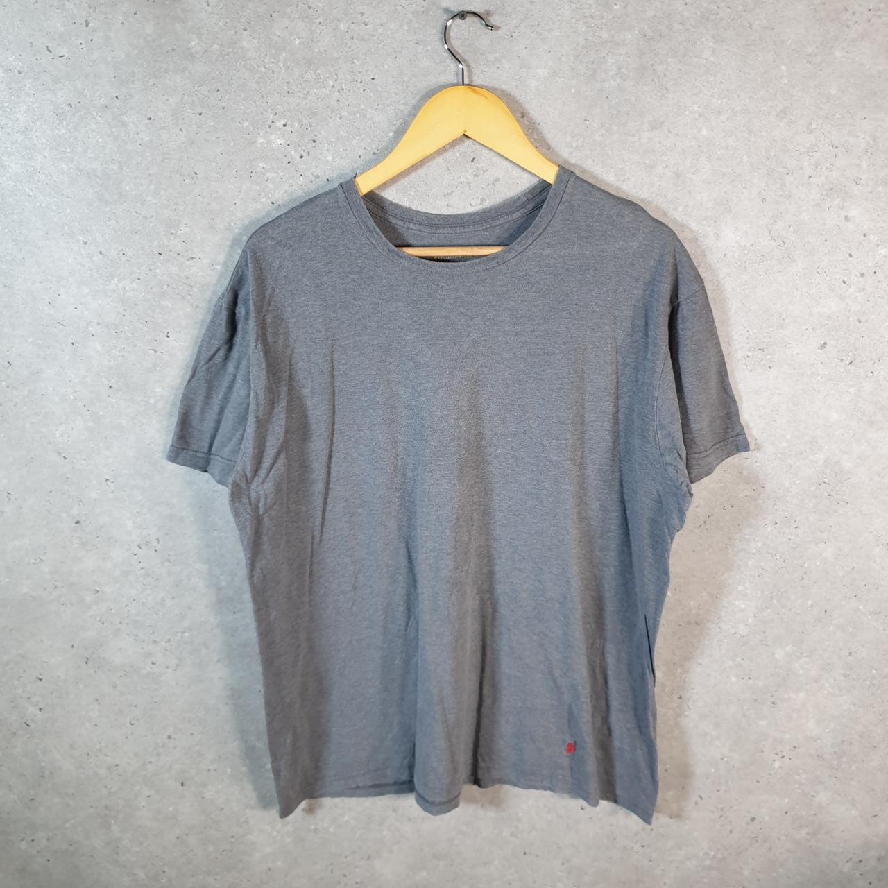 Vintage Ralph Lauren Polo T Shirt Men’s Large Grey Embroidered Classic Fit Pony C8624