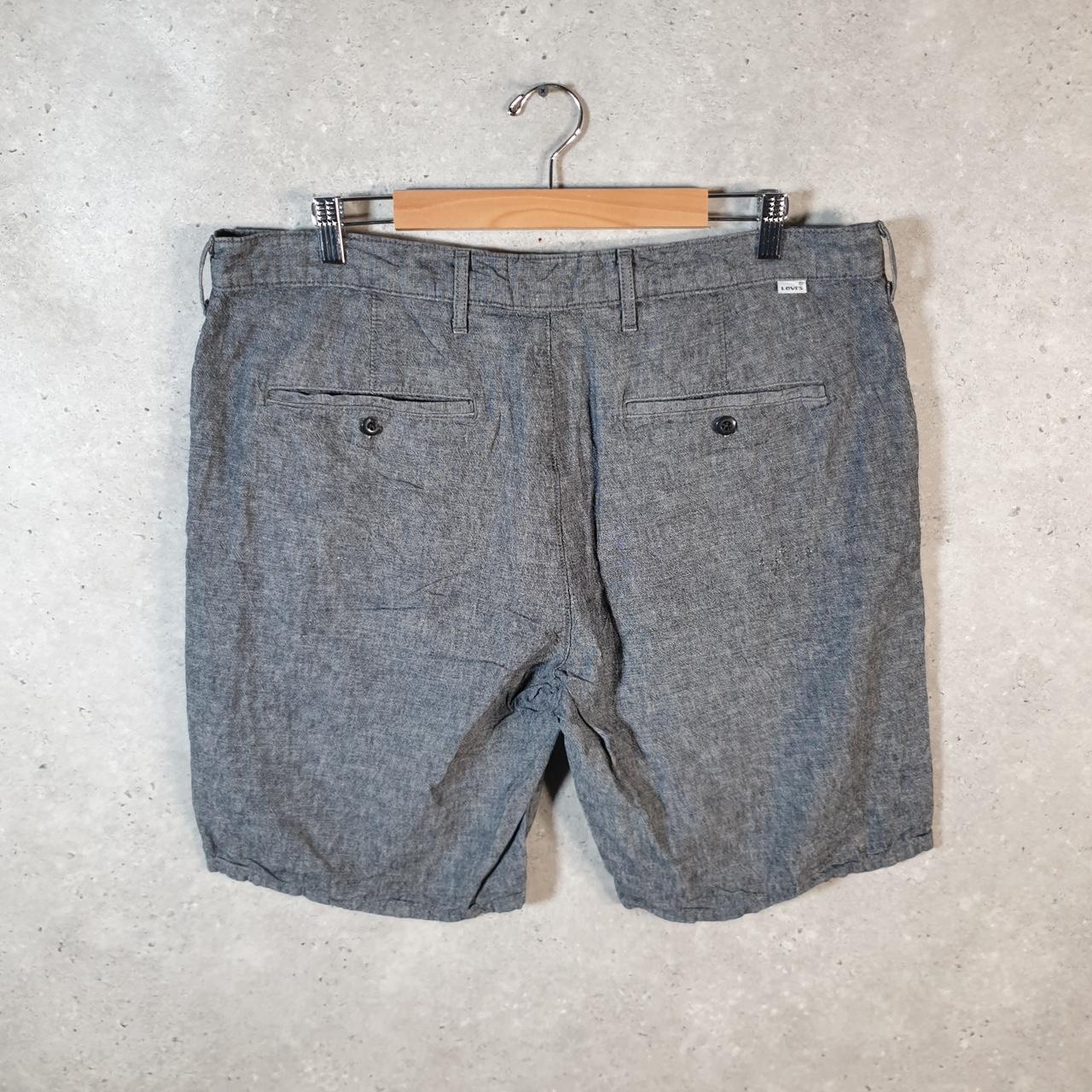 Vintage Levi’s Baggy Shorts Jorts Cargo Mens W38 Grey Relaxed