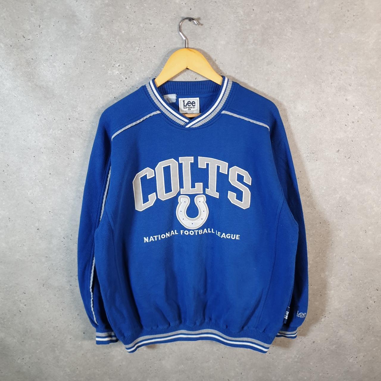 Vintage Lee Sport Indianapolis Colts NFL Sweatshirt Men’s Large Blue USA Pullover