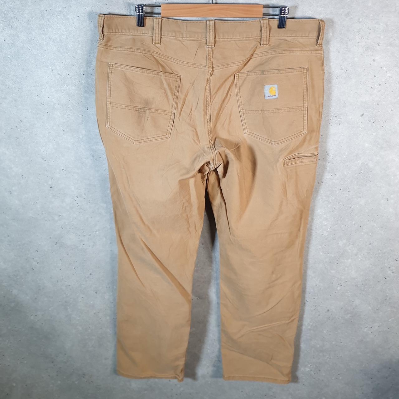 Vintage Carhartt Carpenter Trousers Mens W40 L30 Brown Relaxed Fit Workwear