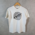 Vintage Hanes Defensive Pride 90s USA Single Stitch T Shirt Men’s Large White C8062