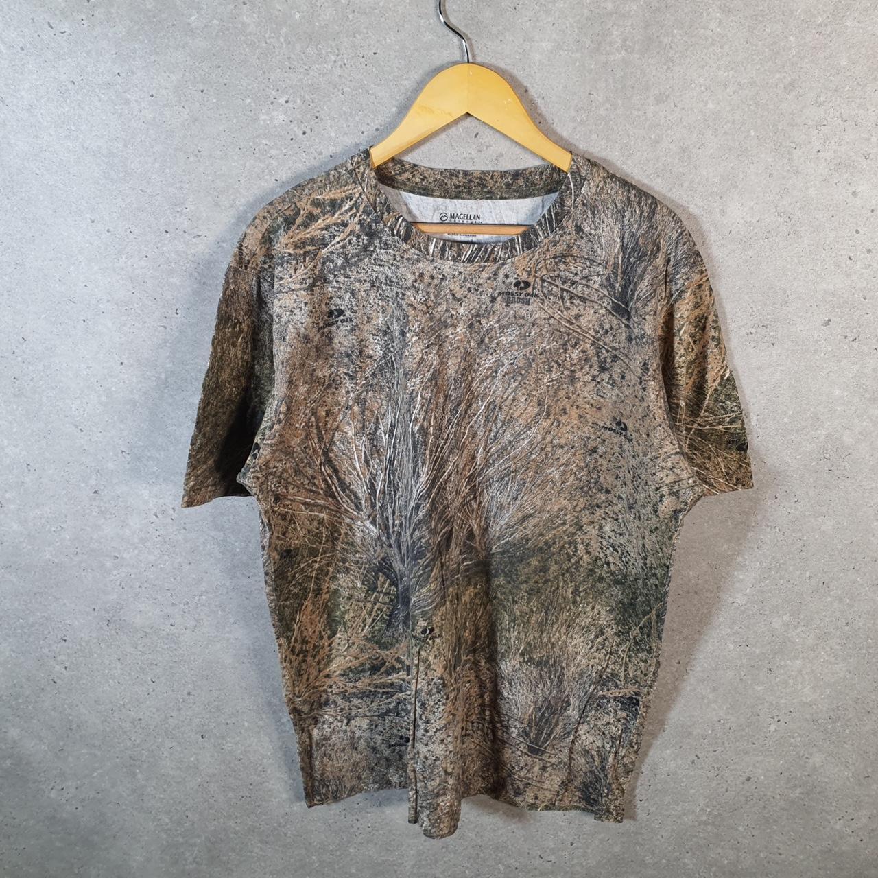 Vintage Magellan Hunt Gear RealTree Camoflauge T Shirt Men’s XL Camo Short Sleeve