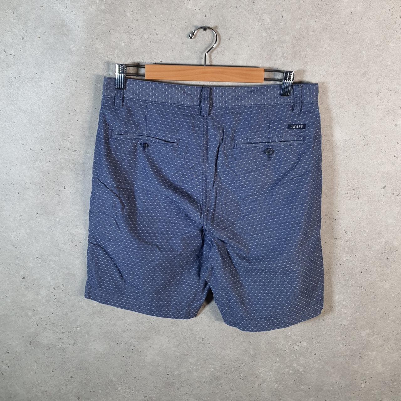 Vintage Chaps Ralph Lauren Chino Shorts Jorts Cargo Men’s W32 Blue Baggy Cotton