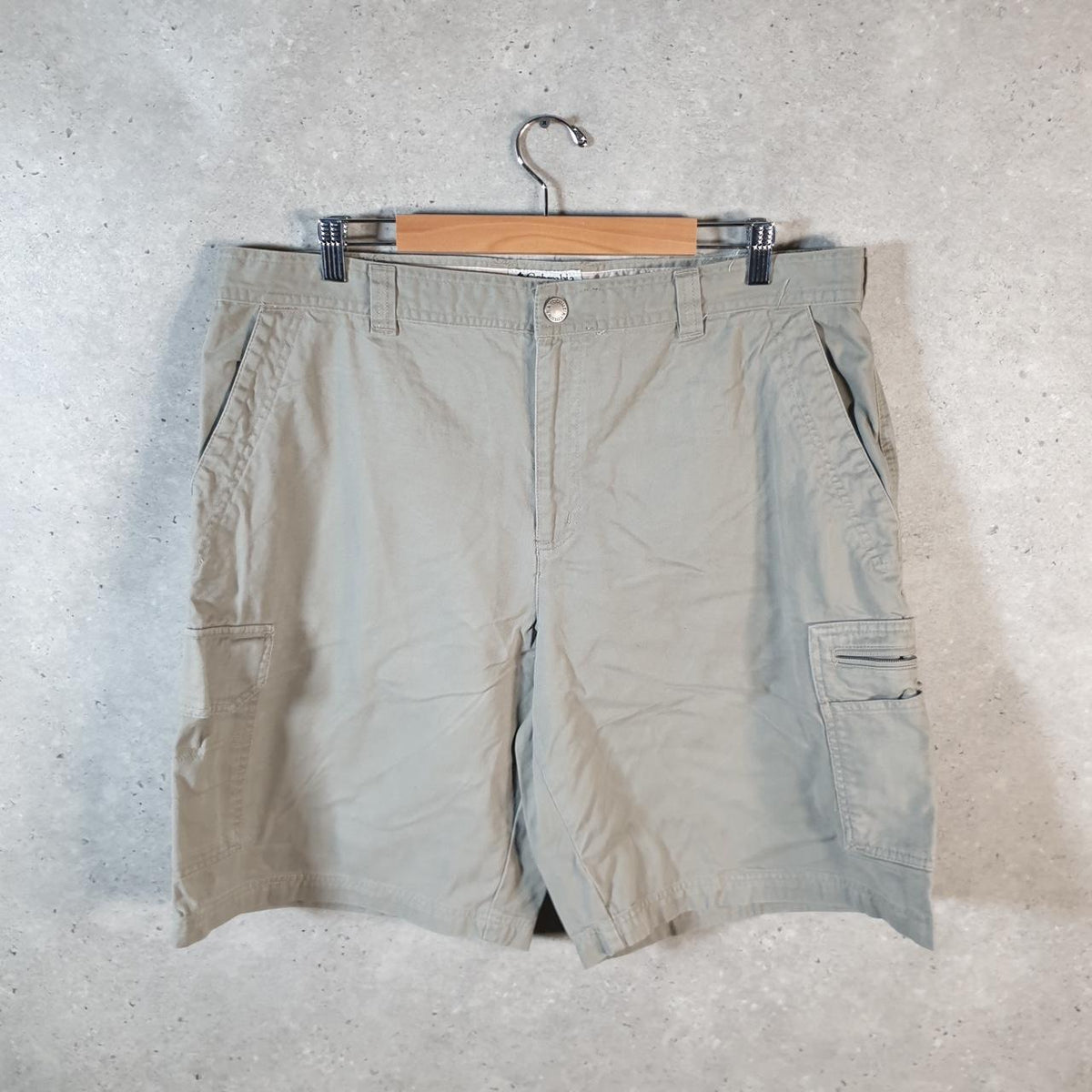 Vintage Columbia Carpenter Shorts Jorts Cargo Men’s W38 Brown Athletic Hiking Baggy