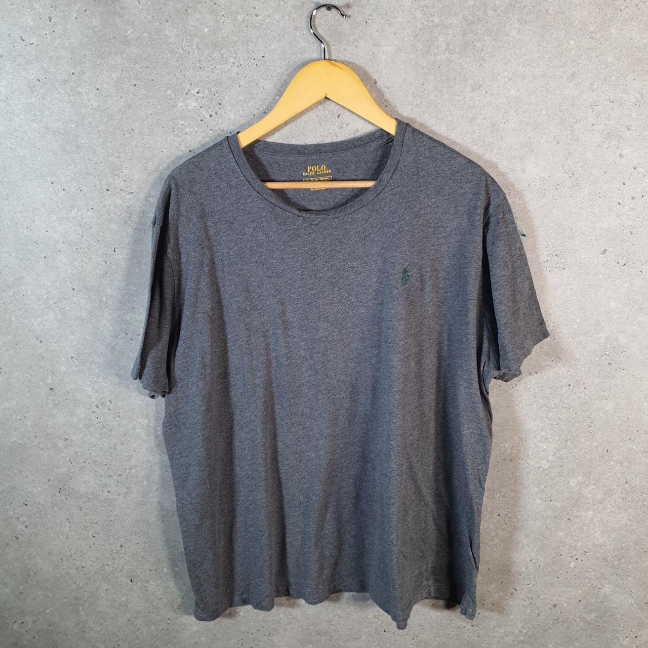 Vintage Ralph Lauren Polo Sport T Shirt Men’s XL Grey Classic Fit Embroidered Pony C8704