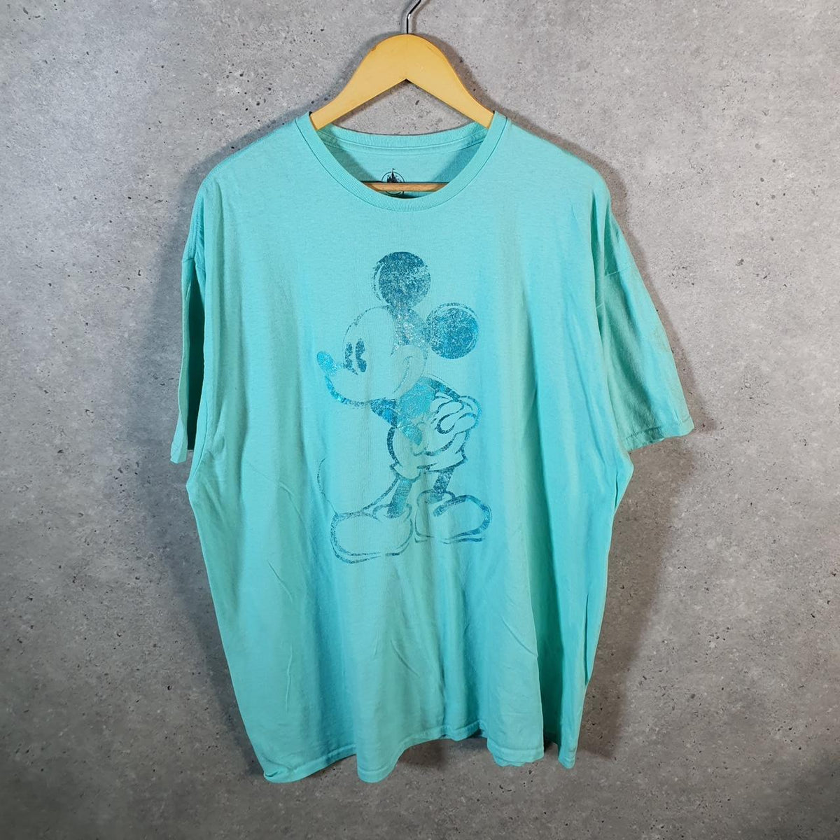 Vintage Disney Land Mickey Mouse T Shirt Shirt Men’s  2XL Blue Graphic Cartoon