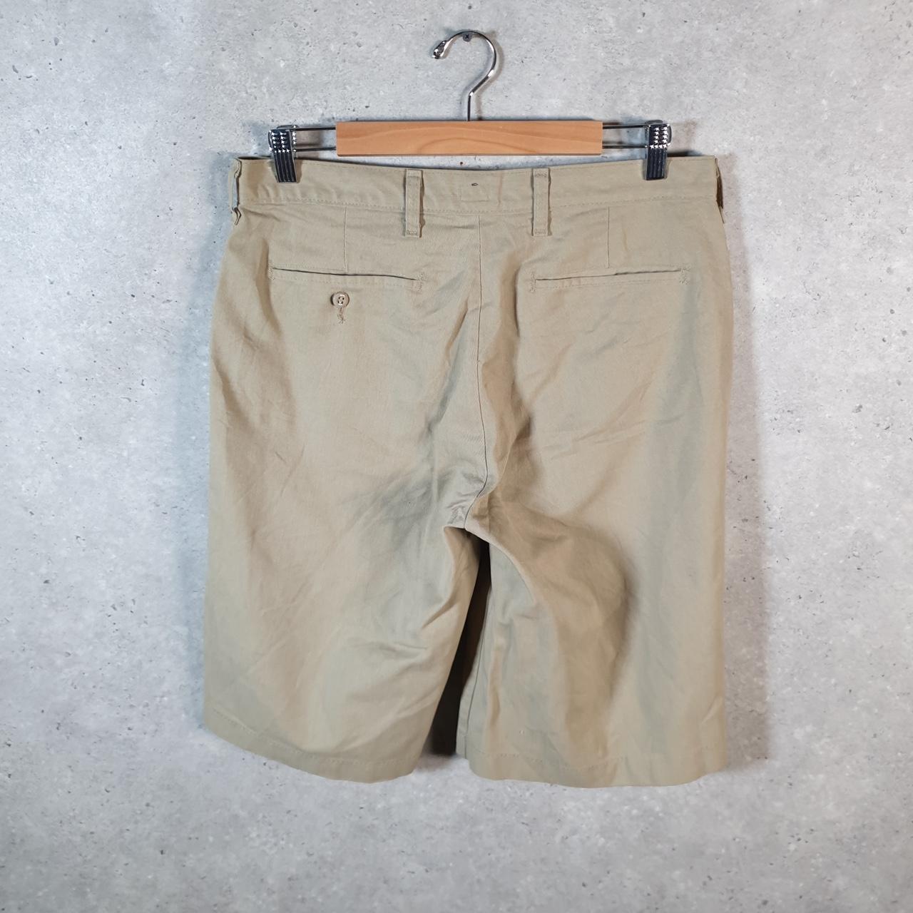 Vintage Dickies Baggy Chino Shorts Jorts Cargo Mens W33 Brown Loose Fit
