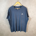 Vintage Adidas Golf Spellout T Shirt Men’s XL Blue Three Stripes Athletic Logo