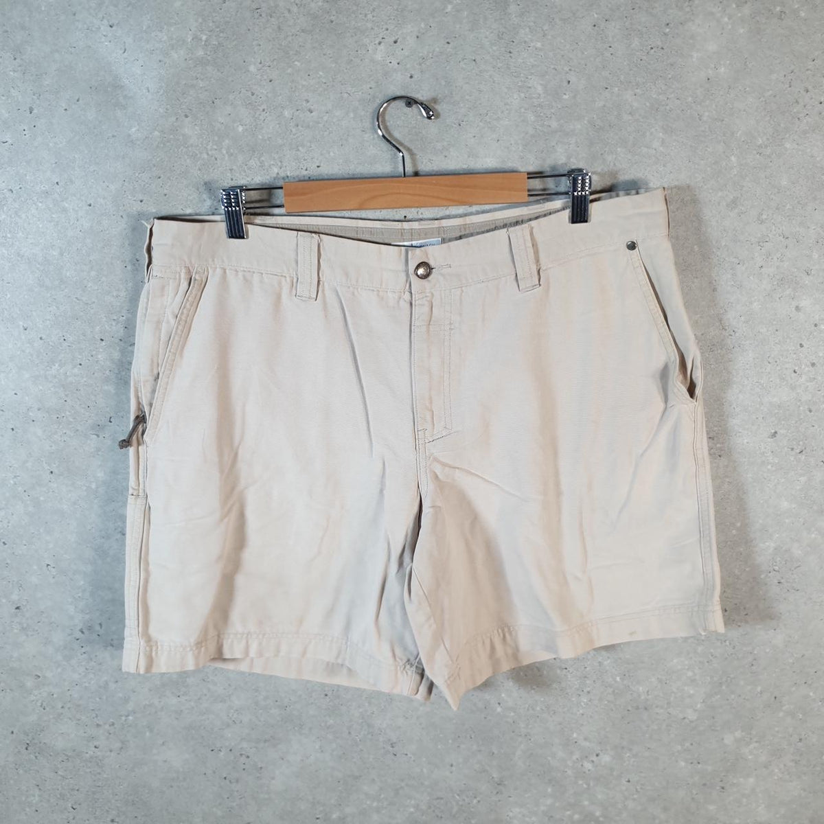 Vintage Columbia Carpenter Shorts Jorts Cargo Men’s W38 Brown Athletic Hiking Baggy