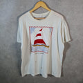 Vintage Savannah Georgia Sailing Ship 90s USA Single Stitch T Shirt Men’s XL White C9642