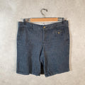 Vintage Dockers Chino Shorts Jorts Cargo Womens W32 Grey Baggy Cotton