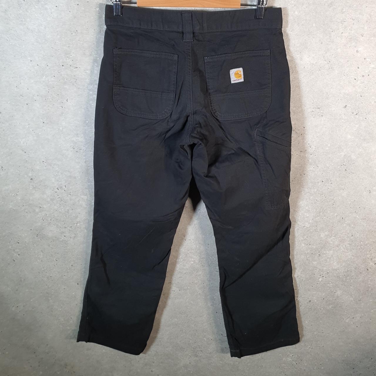 Vintage Carhartt Carpenter Trousers Mens W30 L29 Black Relaxed Fit Workwear USA