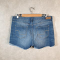 Vintage Levi’s Baggy Shorts Jorts Cargo Womens W33 Blue relaxed Denim