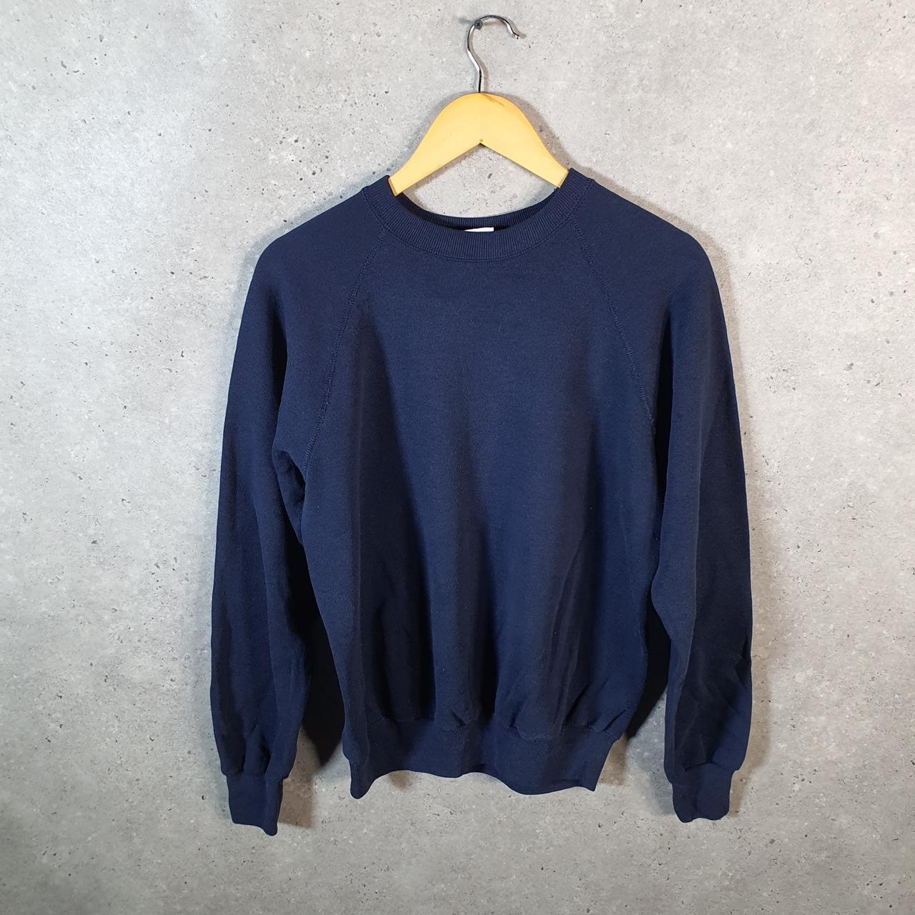 Vintage Lee Sturdy Sweats Sweatshirt Men’s Large Navy Blue USA Baggy Blank