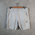 Vintage Wrangler Chino Shorts Jorts Cargo Men’s W36 Beige Baggy Cotton A4433
