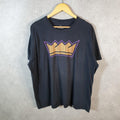 Vintage NBA Sacramento Kings Fanatic T Shirt Mens XL Black Logo Pro Sport