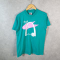 Vintage Oneita Power St Louis 1989 Geography Single Stitch T Shirt Men’s Large Blue C7891