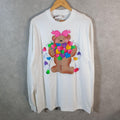 Vintage I’m Yours Texas Teddy Bear Love Handpainted 90s Single Stitch T Shirt Men’s XL White