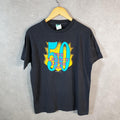 Vintage AI 50 Legacy Lives On Graphic 90s Single Stitch T Shirt Men’s Large Black