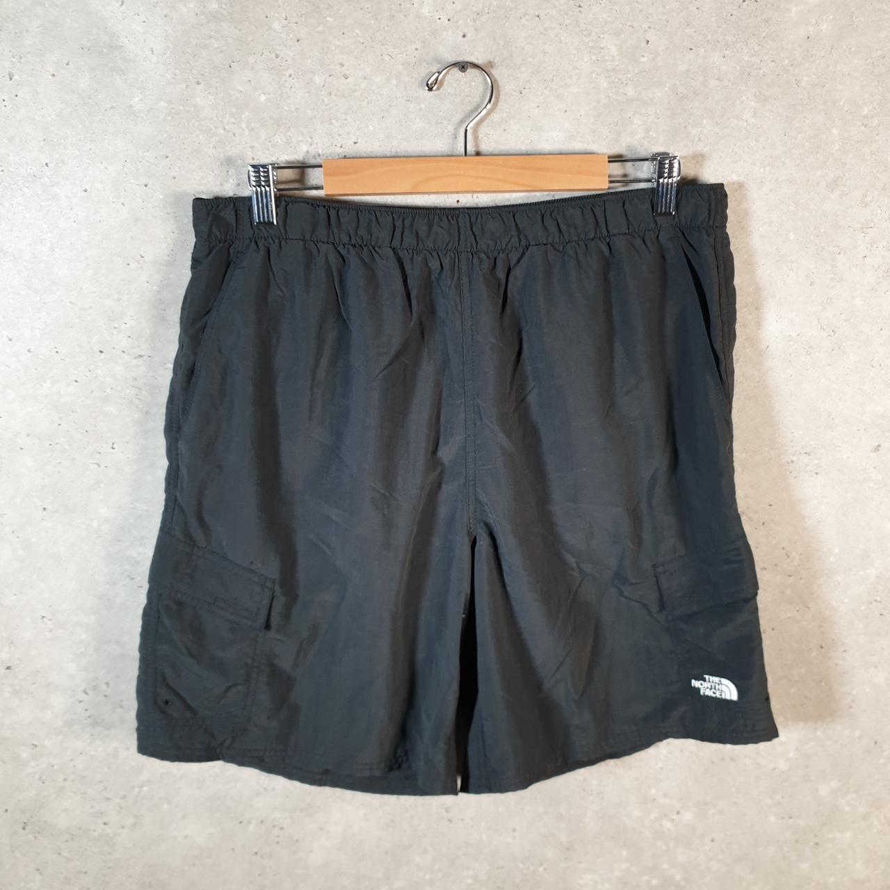 Vintage The North Face TNF Shorts Jorts Chino Cargo Men’s Large Black Baggy Cotton