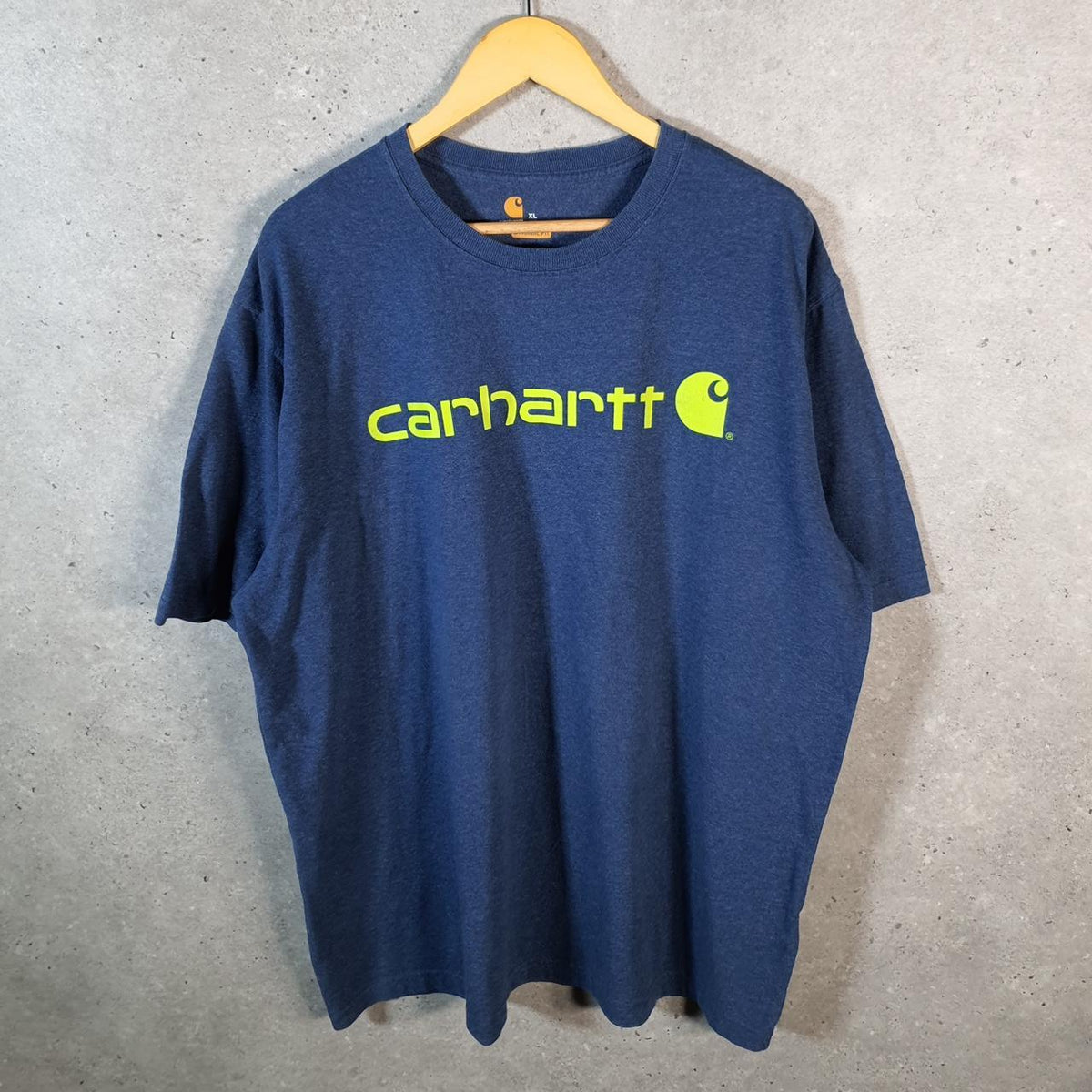 Vintage Carhartt Pocket T Shirt Men’s XL Blue Workwear Chore Utility Original Fit C9246
