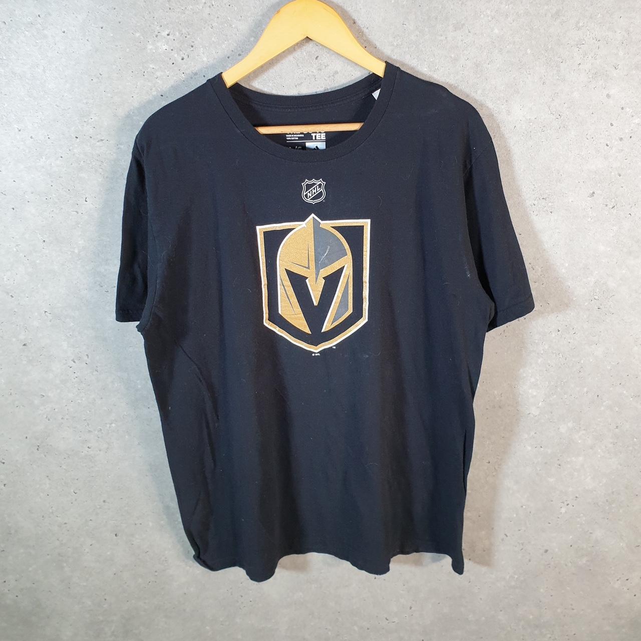 Vintage Adidas Go To Tee NHL Las Vegas Golden Knights T Shirt Men’s Large Black