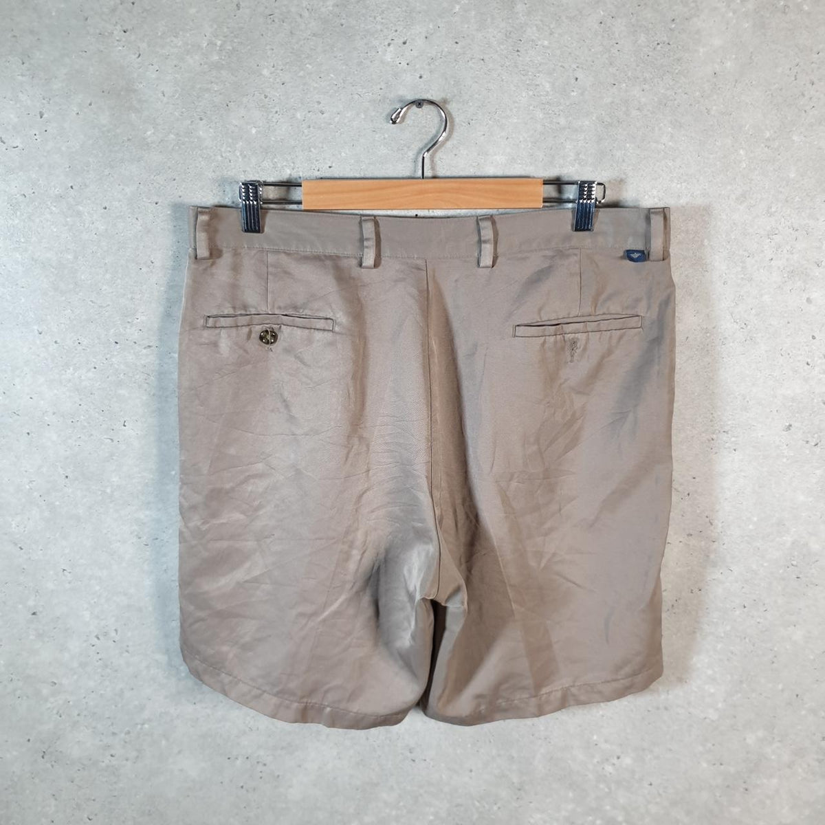 Vintage Dockers Chino Shorts Jorts Cargo Men’s W36 Brown Baggy Cotton A4269
