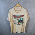 Vintage Anvil Pennsylvania Philadelphia 90s USA Single Stitch T Shirt Men’s XL Yellow