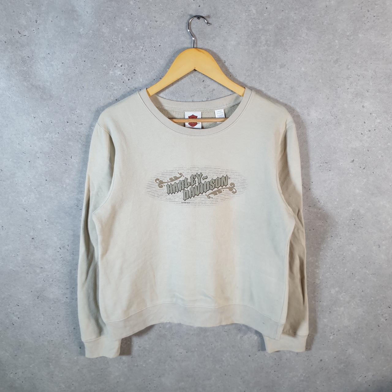 Vintage Harley Davidson Louisville Bluegrass 2006 Ky Sweatshirt Womens XL Brown