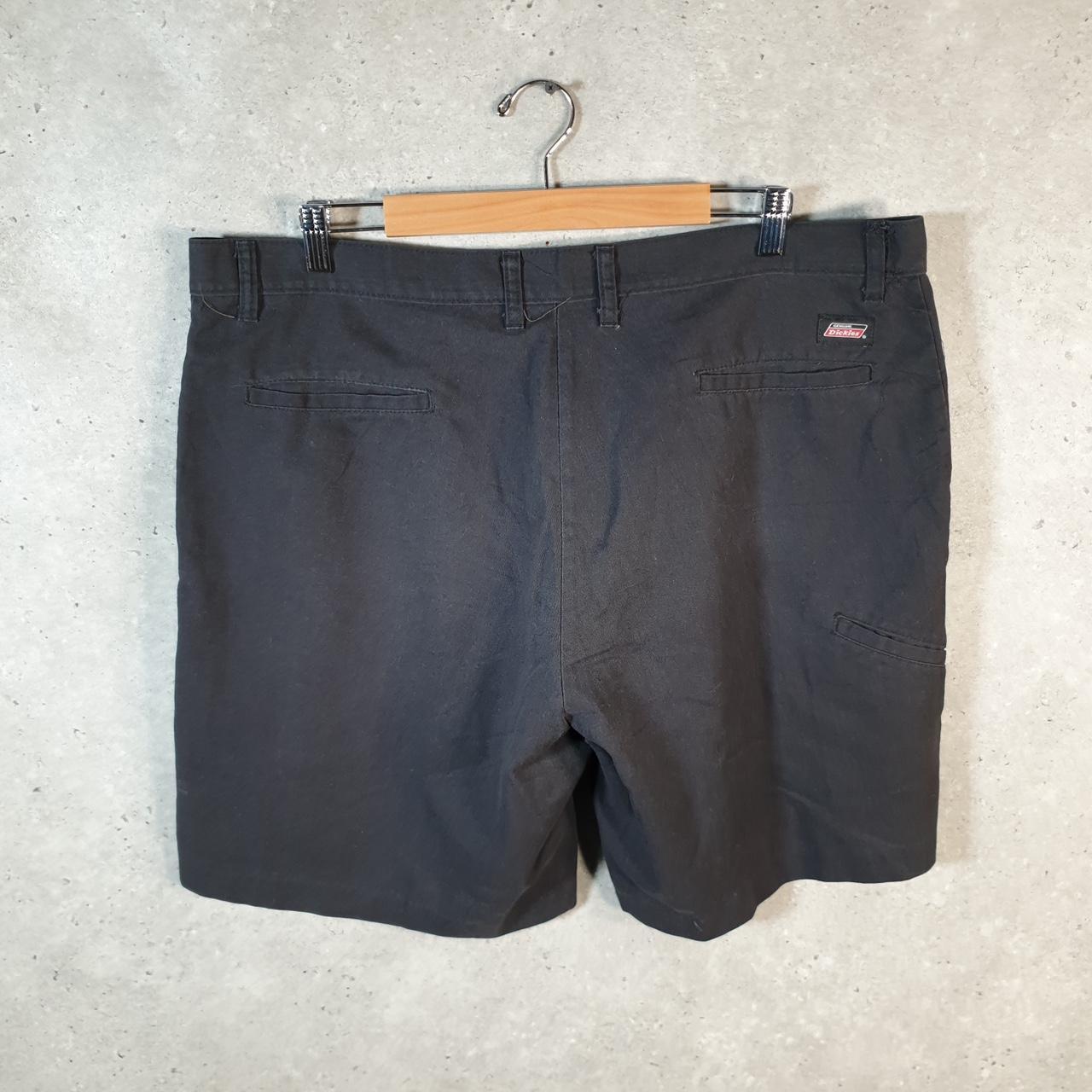 Vintage Dickies Baggy Chino Shorts Jorts Cargo Mens W40 Black Relaxed Fit
