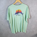 Vintage Columbia Perfomance Fishing Gear T Shirt Men’s 2XL Blue Athletic