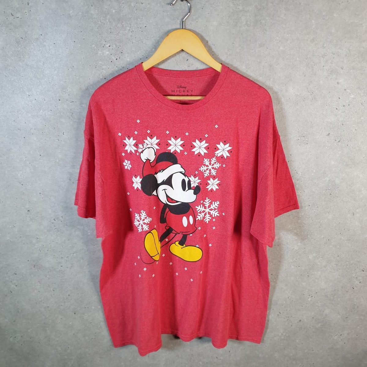 Vintage Disney Land Mickey Mouse T Shirt Shirt Men’s  2XL Pink Graphic Cartoon C9919