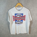 Vintage Hanes 1994 Spring Post Season Baseball Austin Single Stitch T Shirt Men’s Large White
