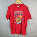Vintage Duke Harlingen Cardinals Basketball 1994 USA Single Stitch T Shirt Men’s XL Red