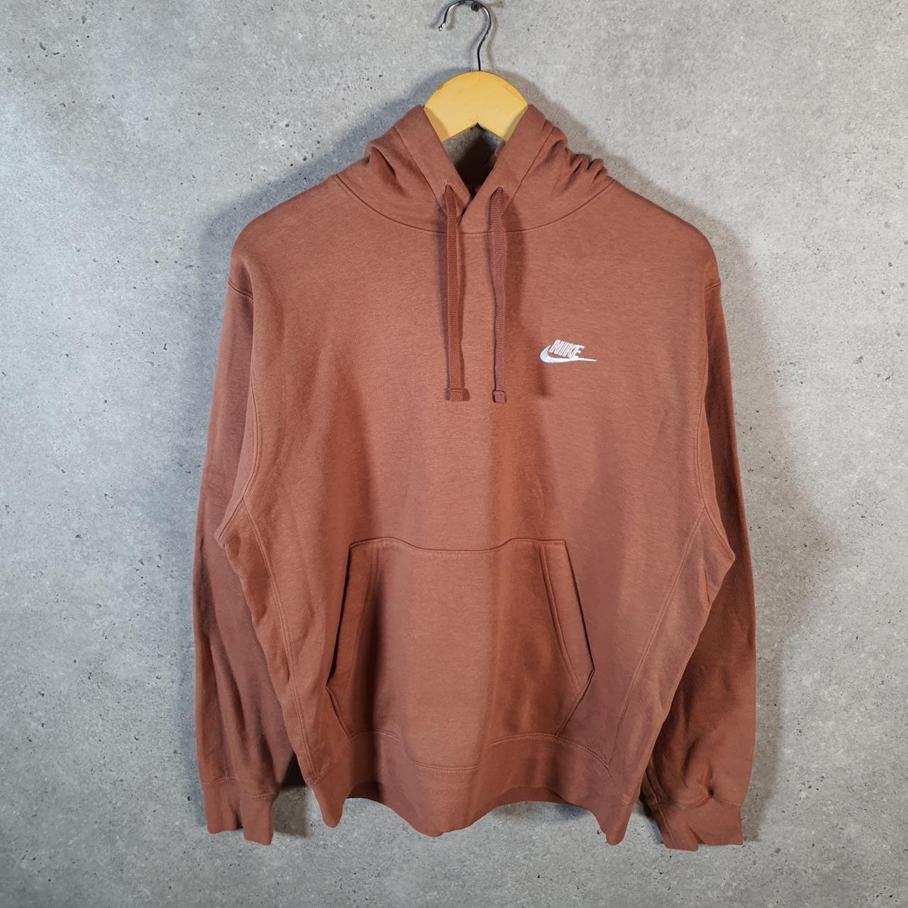 Vintage Nike Club Embroidered Hoodie Men’s Medium Swoosh Y2K Pullover Logo