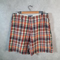 Vintage U.S. Polo Assn. Chino Shorts Jorts Cargo Mens W38 Checkered Baggy Cotton A4398