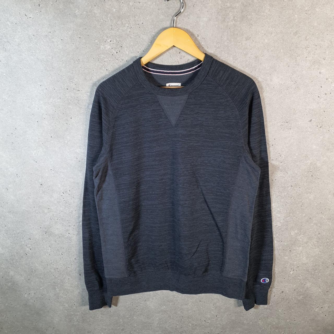 Vintage Champion Sweatshirt Men’s Small Grey USA Pullover Spellout Logo