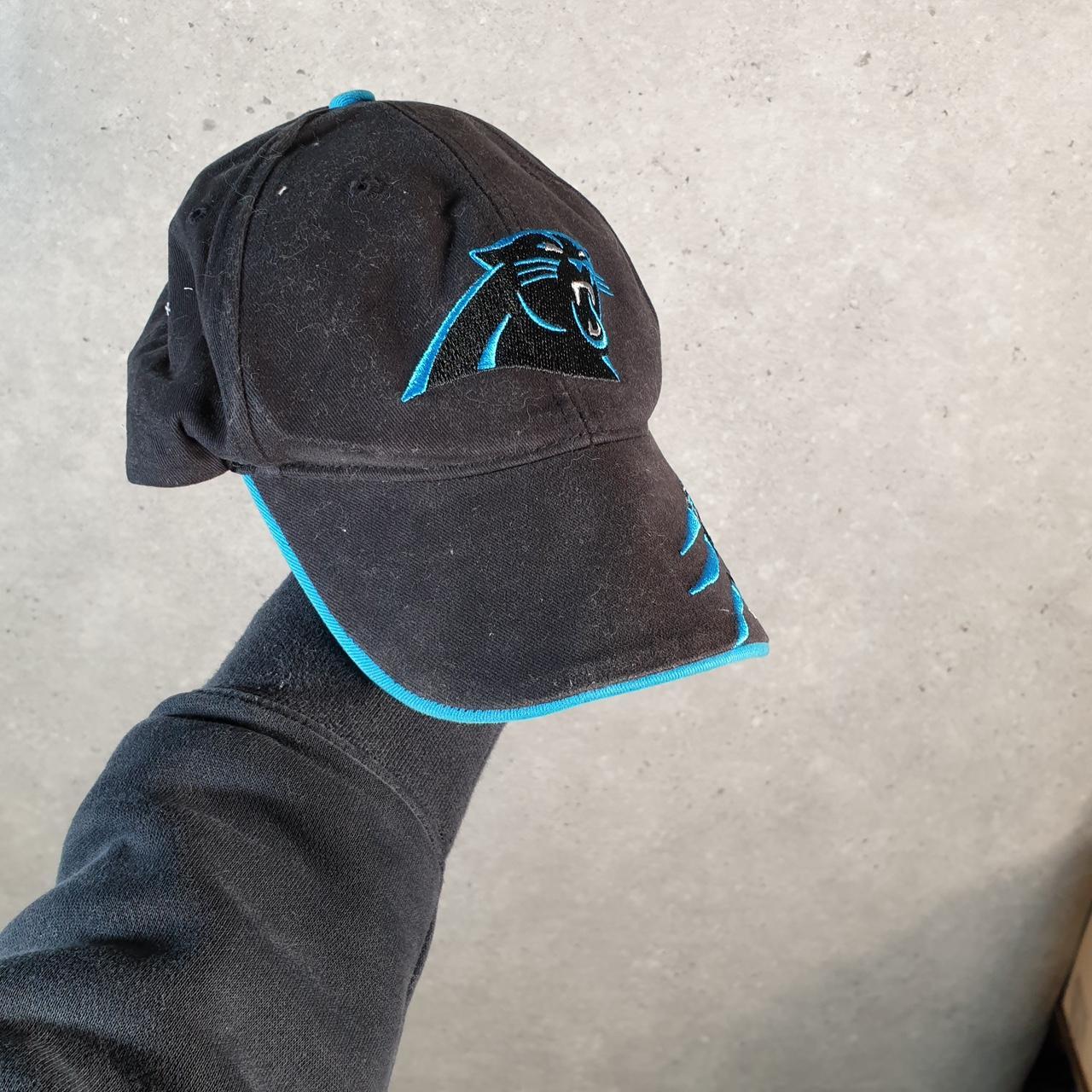 Vintage NFL Carolina Panthers Cap Kids Adjustable USA Spellout Athletic C8509