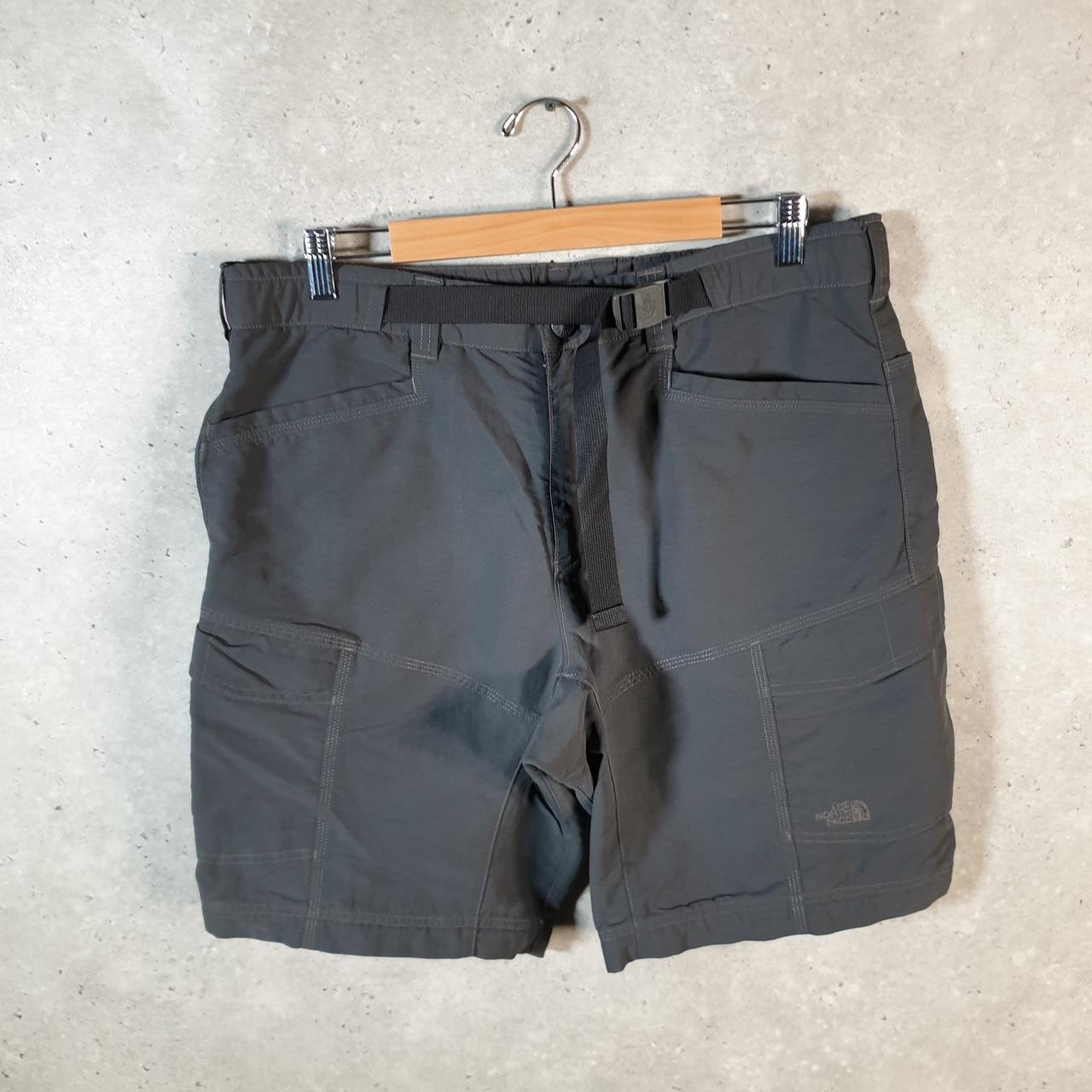 Vintage The North Face TNF Shorts Jorts Chino Cargo Men’s W36 Grey Baggy Cotton