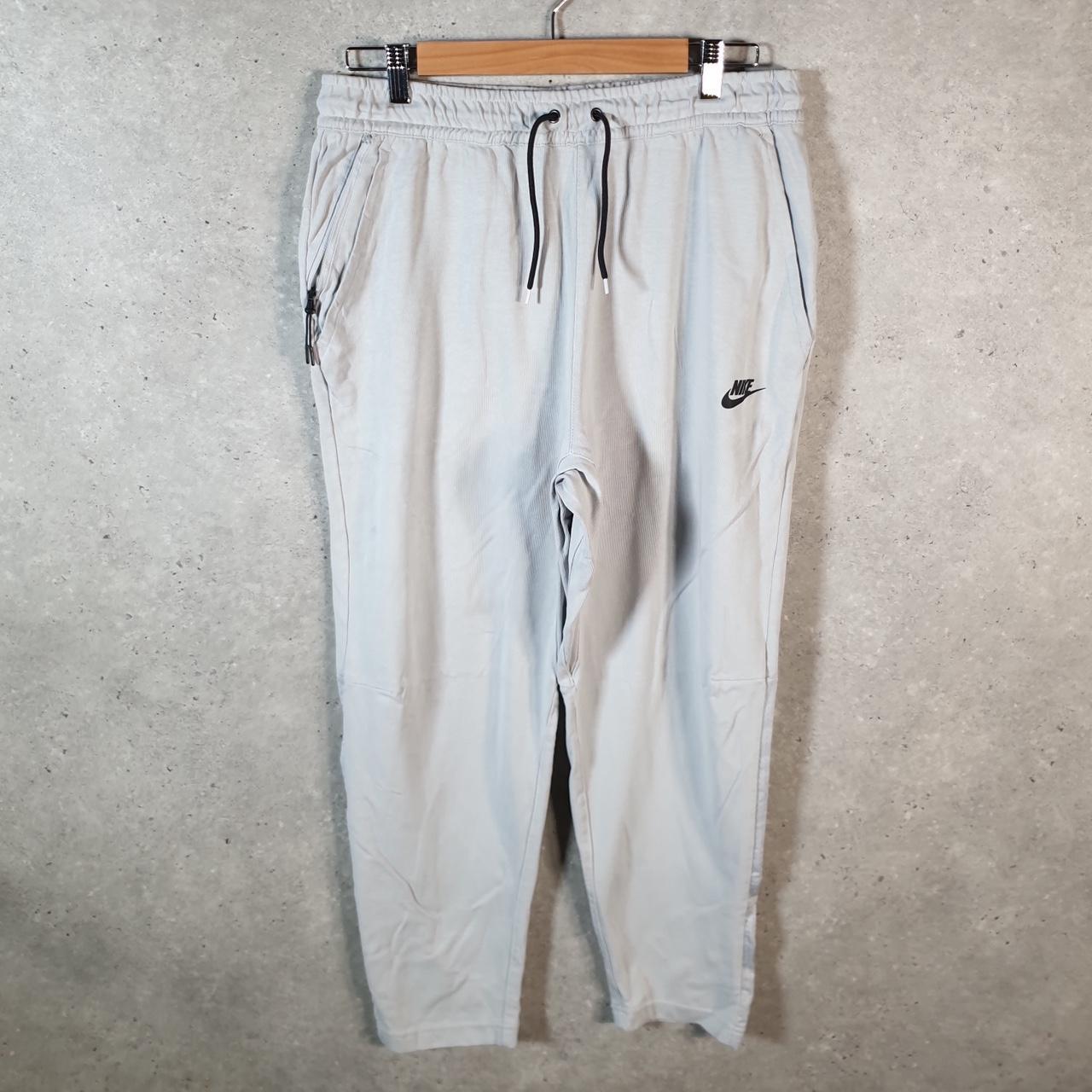 Vintage Nike Club Sweatpant Joggers Mens Large Grey Swoosh Sports Tracksuit Big Fish Vintage