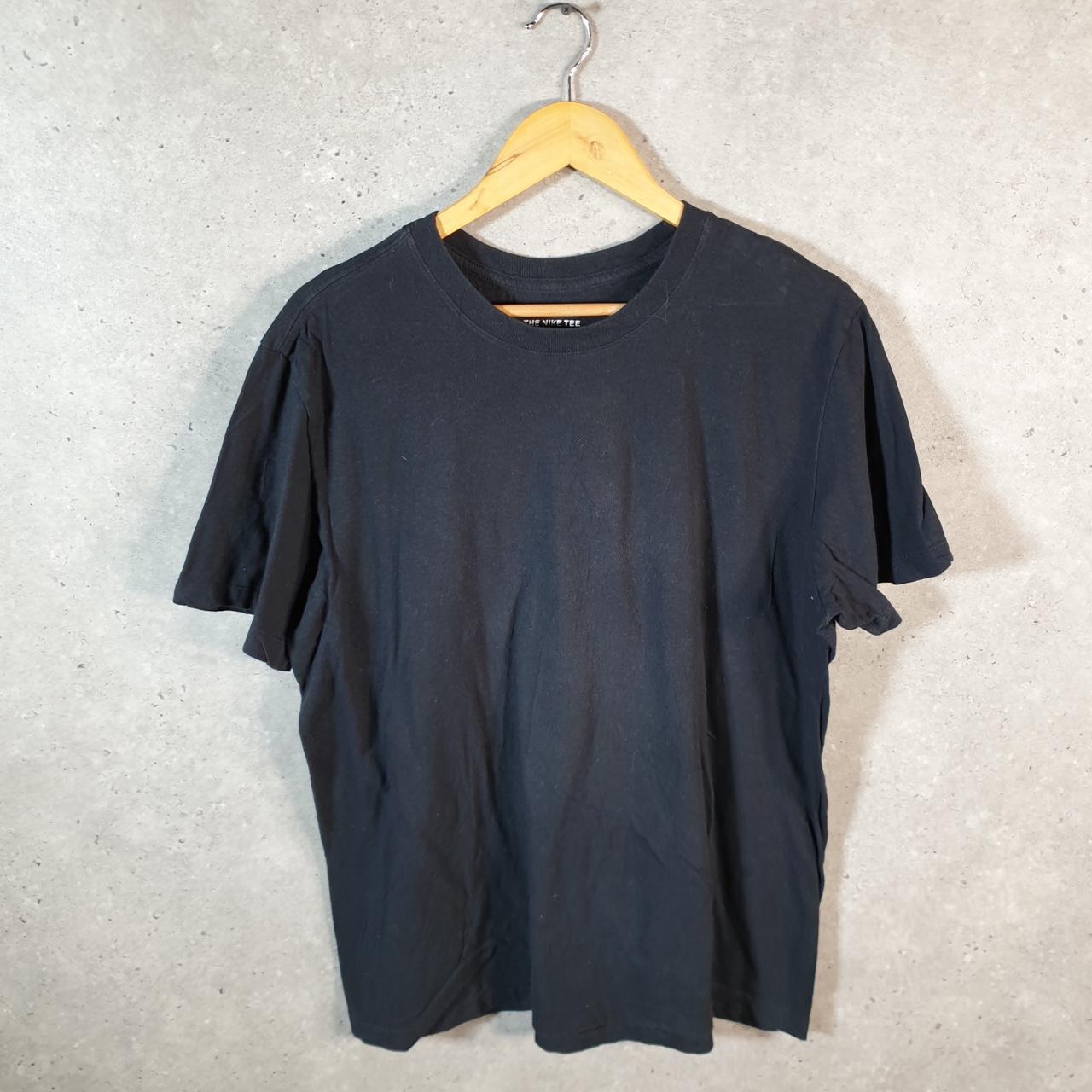 Vintage Nike T Shirt Men’s Large Black Printed Casual Logo Athletic C8284