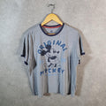 Vintage Disney Land Mickey Mouse T Shirt Men’s Small Grey Graphic Cartoon
